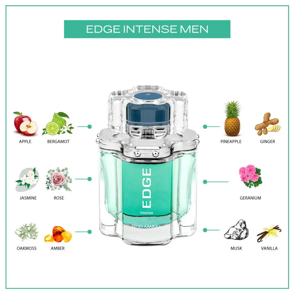 Swiss Arabian Edge Intense Man 100ml Edt - view 3