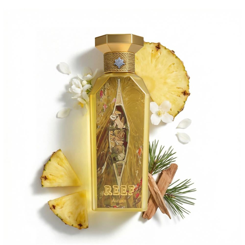 Reef Aurum Perfume
Pineapple, Jasmine, Cedarwo/150 ml