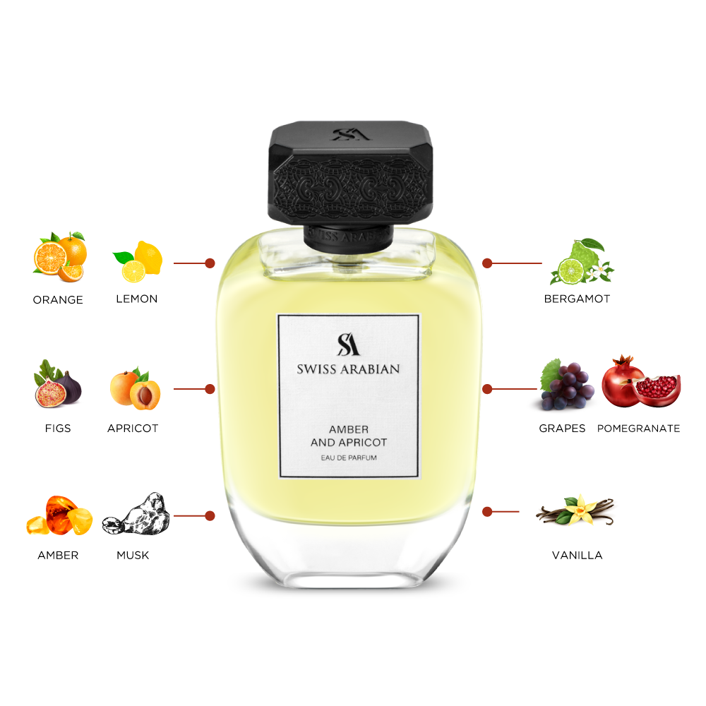 Swiss Arabian Amber and Apricot 100ml Eau De Parfum - view 3