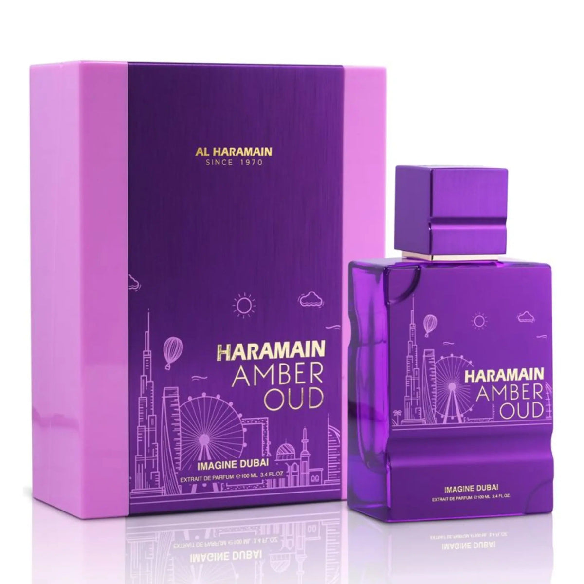 Amber Oud Imagine Dubai Extrait De Parfum 100ml by Al Haramain