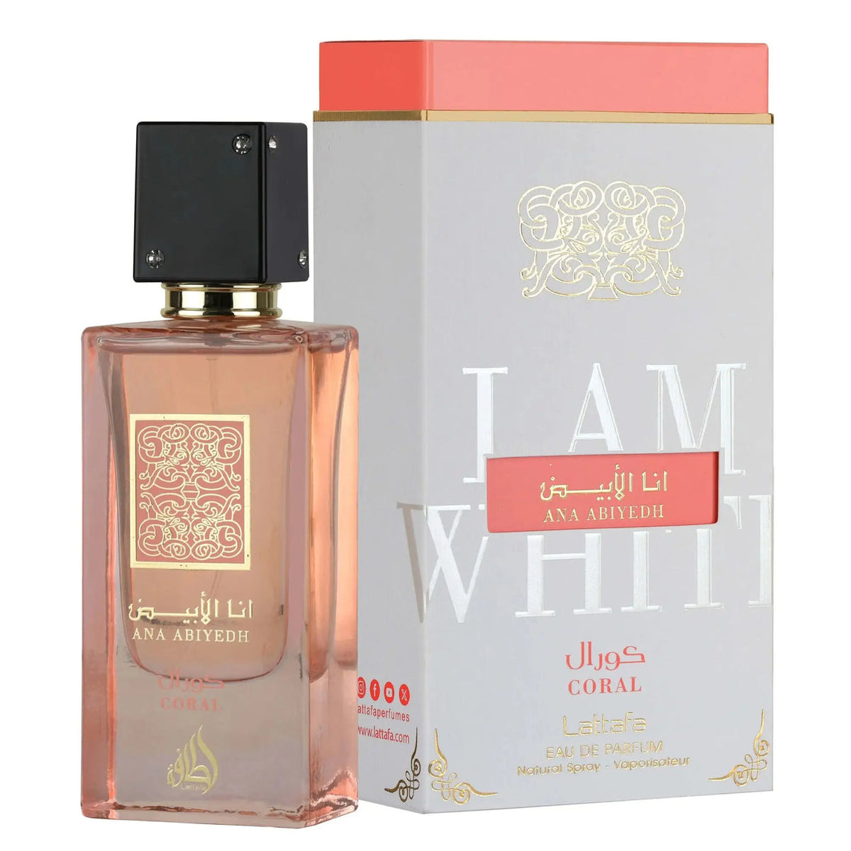 Lattafa Ana Abiyedh Coral Perfume 60ml EDP – view 5