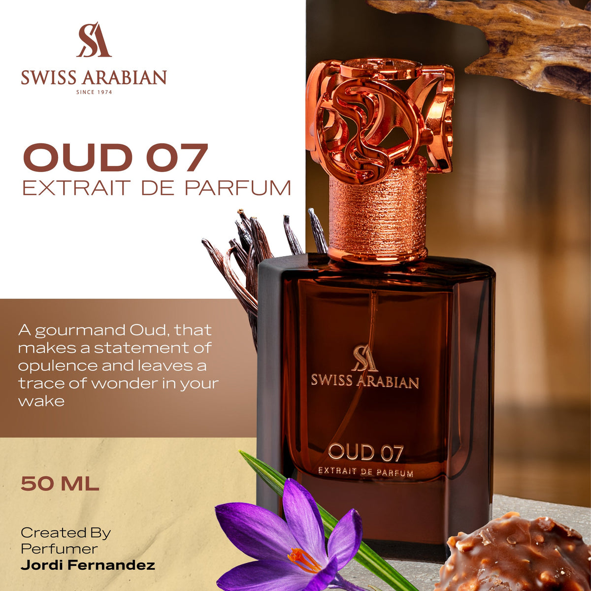 Swiss Arabian Oud 07 50ml Eau De Parfum - view 3