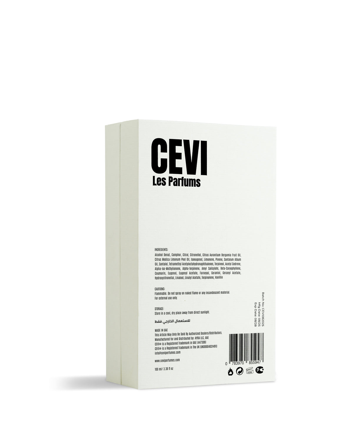 Cevi Element Extrait de Parfum - box