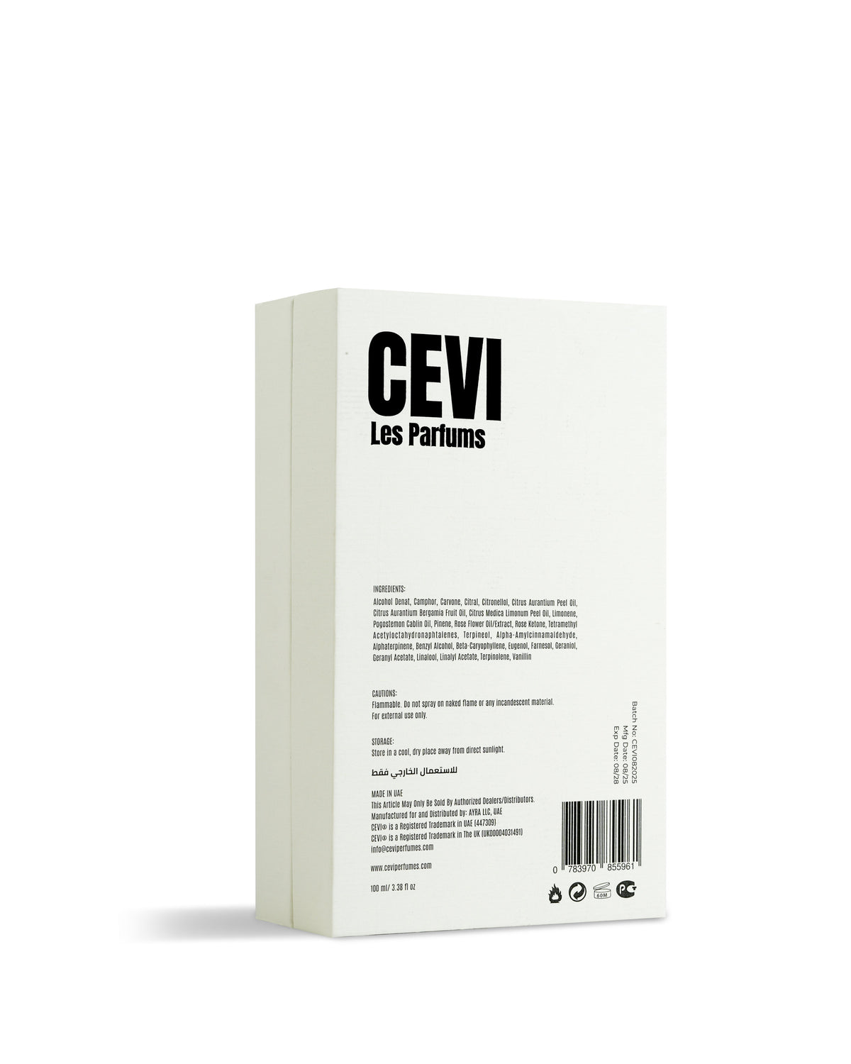 Cevi Monarc Extrait de Parfum - box