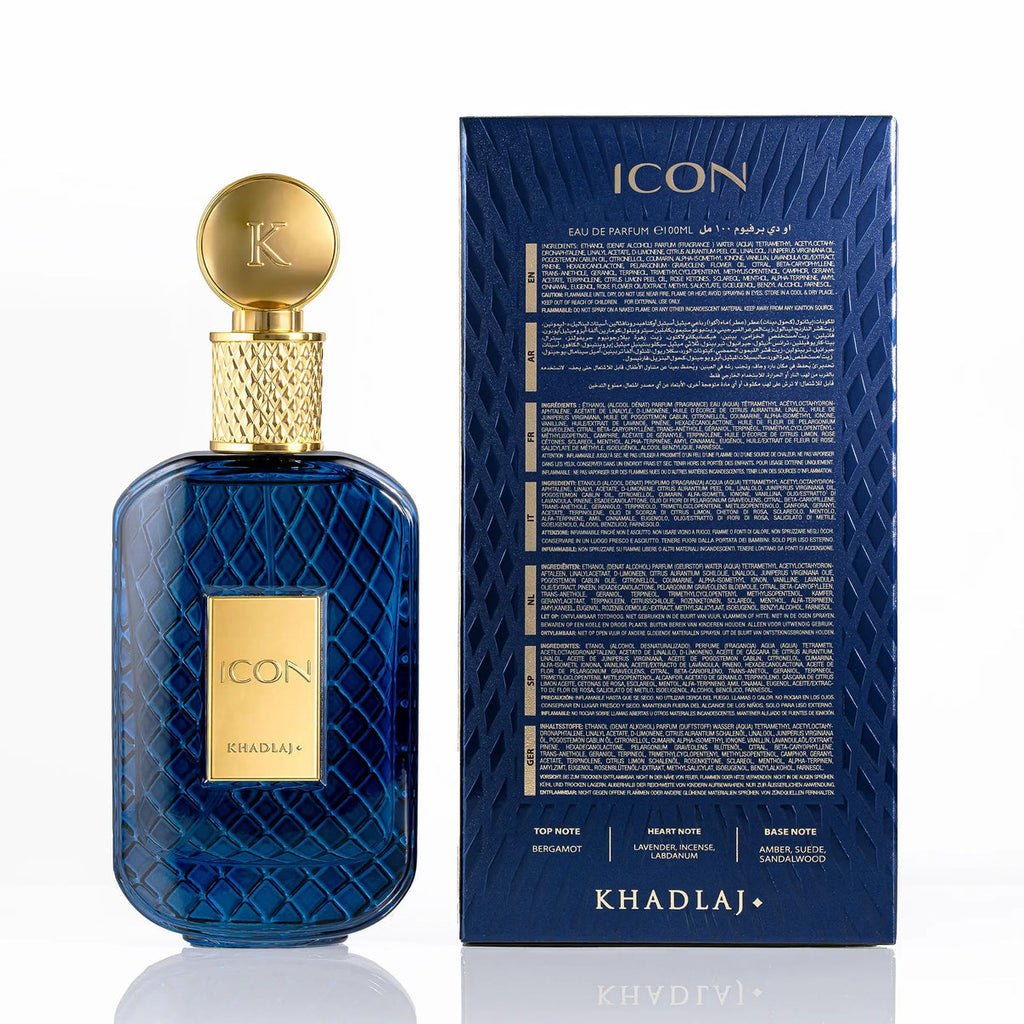 Khadlaj Icon Perfume 100ml EDP Inspired by Blue de Chanel exclusif – view 3