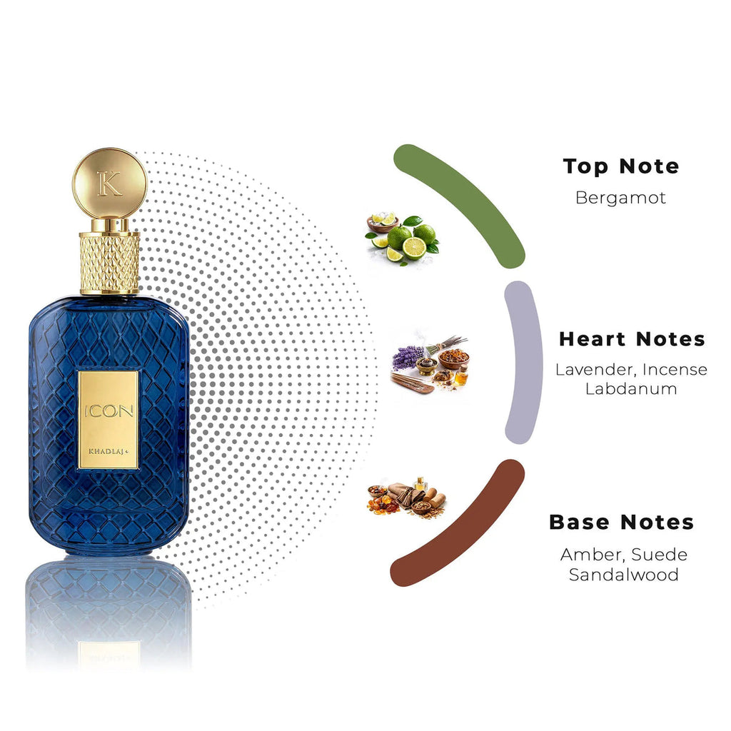 Khadlaj Icon Perfume 100ml EDP Inspired by Blue de Chanel exclusif – view 4