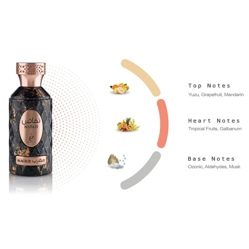 Khadlaj Nafais Magrib Perfume 100ml EDP – view 3