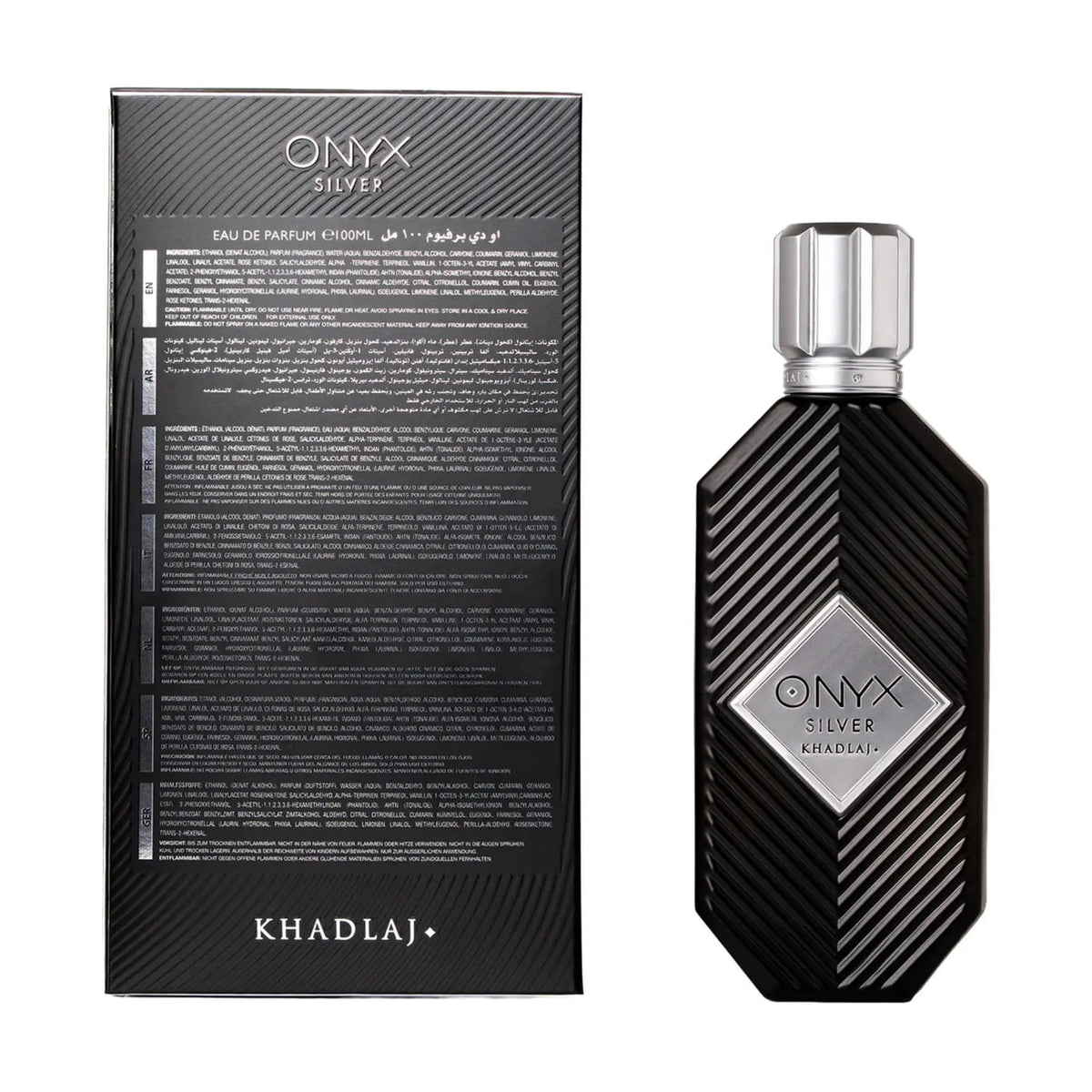 Khadlaj Onyx Silver 100 ml Eau de Parfum – view 5