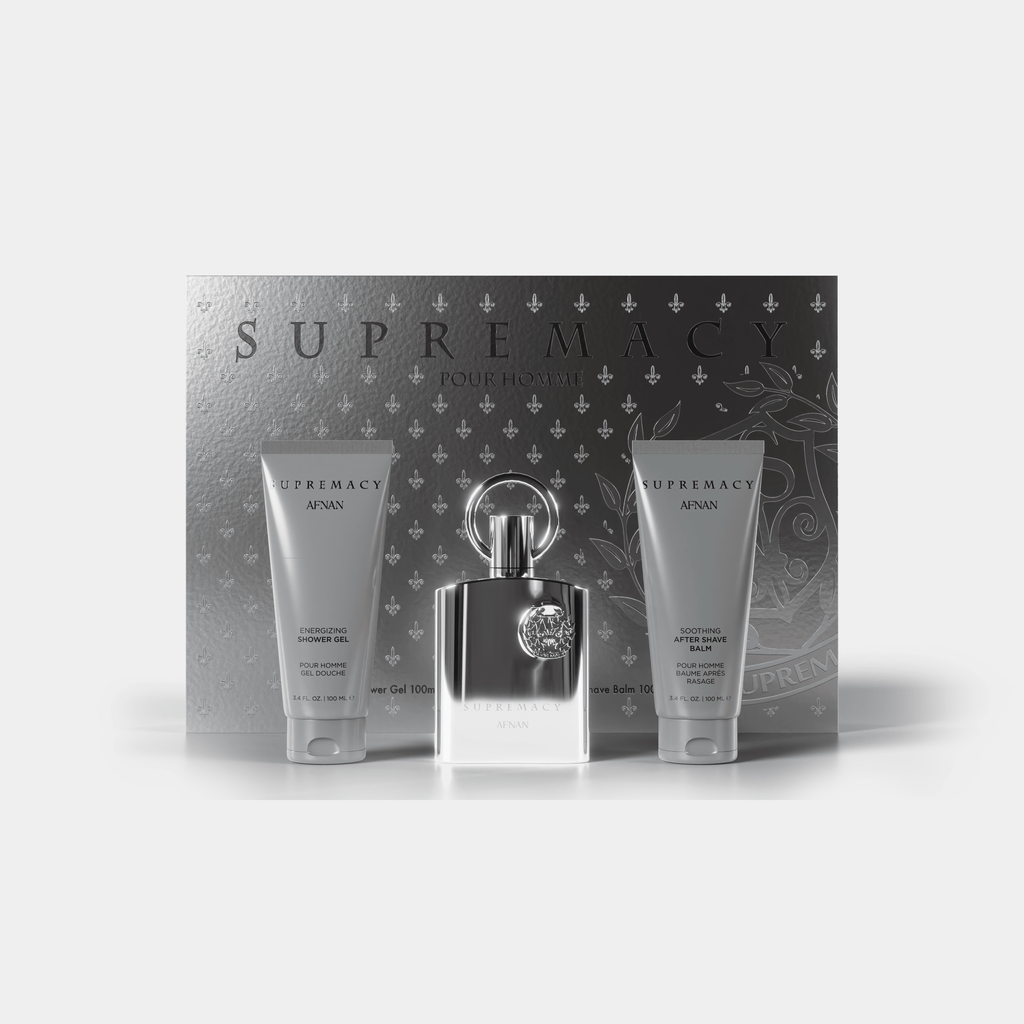 Afnan Supremacy Silver Gift Set 100ml Eau de Parfum