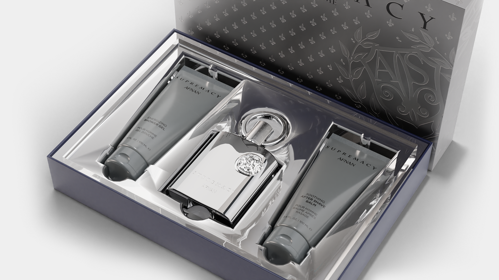 Afnan Supremacy Silver Gift Set 100ml Eau de Parfum