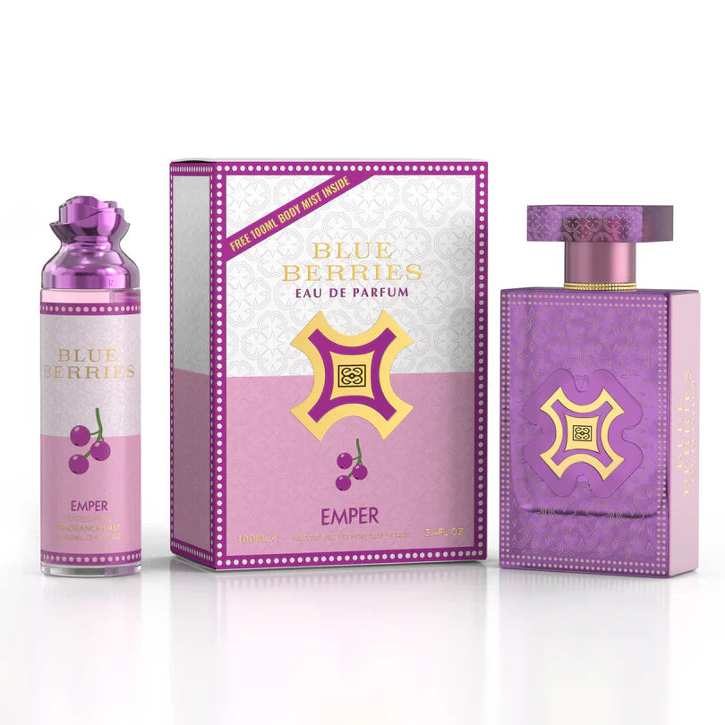 EMPER Blue Berries 100ml EDP + free body mist 100ml